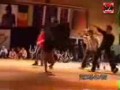 mistrz breakdance w popisowym numerze