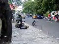 Małpka na motorku