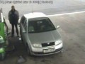 Niewiarygodny wypadek na stacji benzynowej