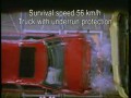 Ciężarówka vs samochód osobowy - crash test
