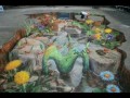 Wspaniałe rysunki 3D na chodnikach