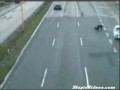 Wypadek motocyklisty