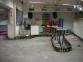 Domino z butelek po piwe