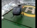 Wypadek helikoptera na statku