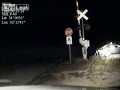 Samochód zepsuł się na przejeździe kolejowym