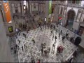 Zaskakujący musical na dworcu w Antwerpii
