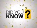 Did You Know?