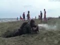 Remi Gaillard jako żołnierz