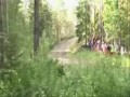 Wypadek Kimi Raikkonena podczas rajdu Finlandii
