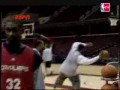 Lebron James rzut na treningu
