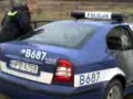 Policja w akcji z zatrzymanym