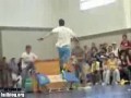 Wypadek na trampolinie