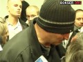 Andrzej Gołota po walce z Tomaszem Adamkiem