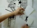 Animacja parkour na kartkach
