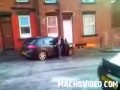 Auto tańczy na lodzie