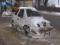 Śniegowy samochód