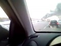 Płonący autobus PKS