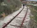 Mężczyzna uderzony przez pociąg