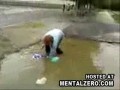Potworna kałuża w Rosji