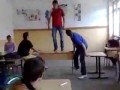 Popisał się backflipem