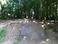 Nieudany skok na rowerze