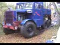 Zawody off-road starych ciężarowek