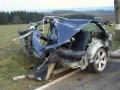 Audi vs drzewo przy 170 km/h