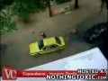 Motocyklista zatopił się w kałuży