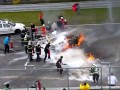 Płonące Lamborghini Gallardo