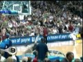 Spudłował wsad z trampoliny