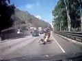 Motocyklista spowodował wypadek!