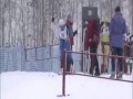 Pech zawodniczki biegów narciarskich