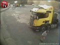 Nie zapiął pasów w ciężarówce