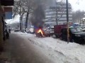 Małe spięcie w skrzynce elektrycznej
