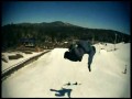 Niesamowity trick snowboardowy