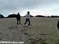 Żart na koledze w slow motion