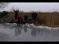 Rosyjska jazda rowerem po lodzie