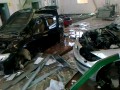 Pozostałości po salonie BMW w Egipcie