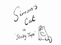 Simons Cat in Sticky Tape