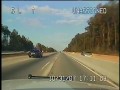 Teenagers spectacular crash on unfinished road