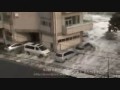 Tsunami w Japońskim mieście portowym