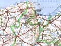 Mapa Polski by Continental Atlas lata 70