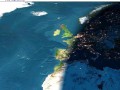Sunset from space