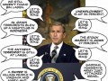 Bush bomb Iraq