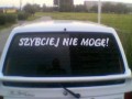 Szybciej nie mogę