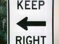 Wrong way