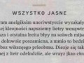 Wszystko jasne