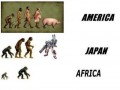 America Japan Africa