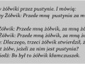 Idą trzy żółwiki przez pustynię