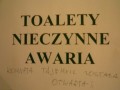 Toalety nieczynne